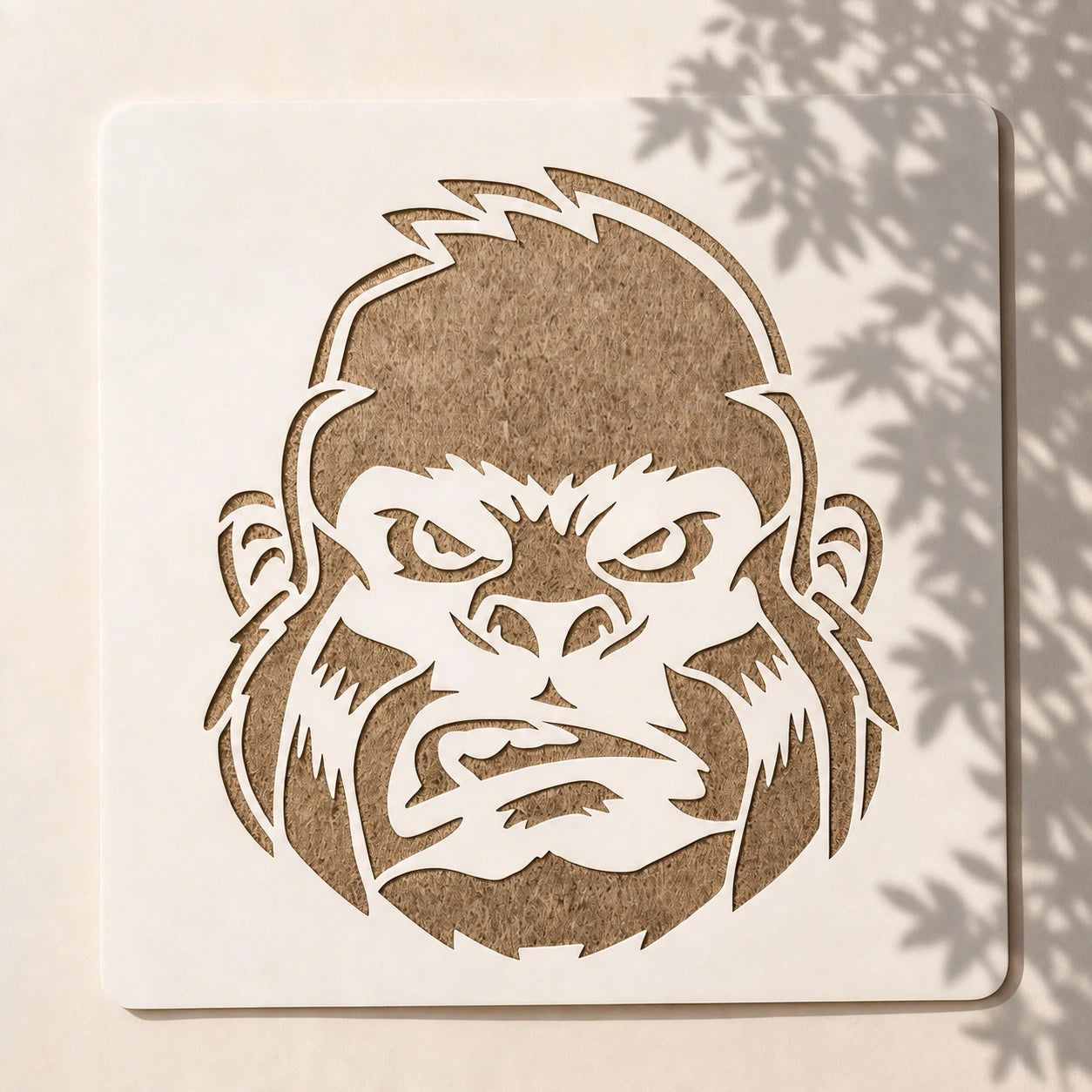 Gorilla Stencil for Wall, Wood & Canvas Art in Pakistan