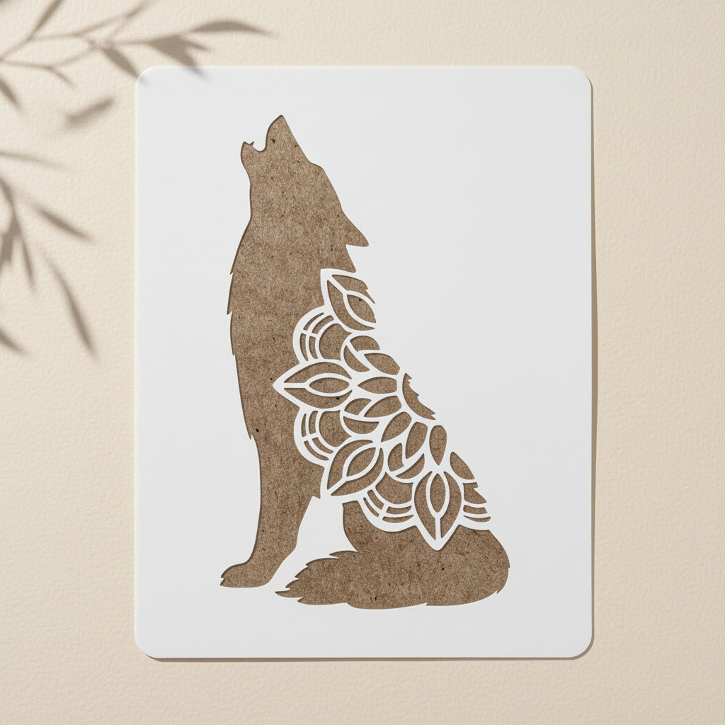 Mandala Wolf Stencil Price in Pakistan