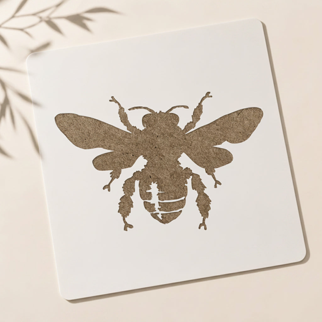 Bee Stencil – Reusable Wall & Canvas Art In Pakistan 
