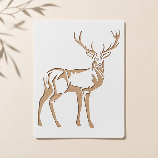 Deer Reusable Stencil for Wall & Canvas Painting