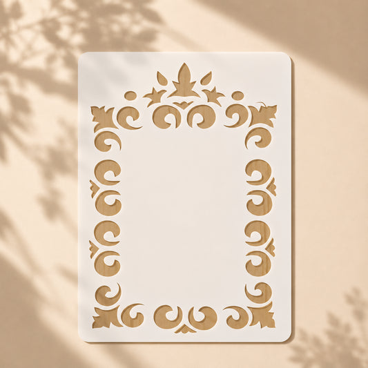 Floral Border Reusable Stencil in Pakistann