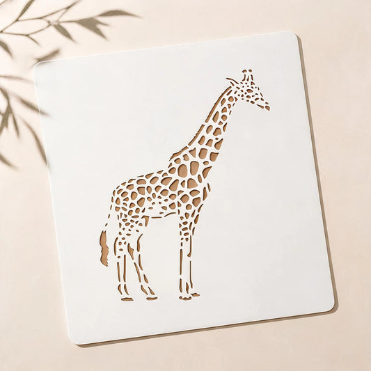 Giraffe Stencil for Wall, Kids Room & Fabric Art