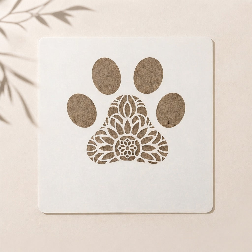 Mandala Dog Paw Print Stencil Price in Pakistan