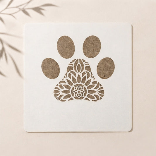Mandala Dog Paw Print Stencil Price in Pakistan