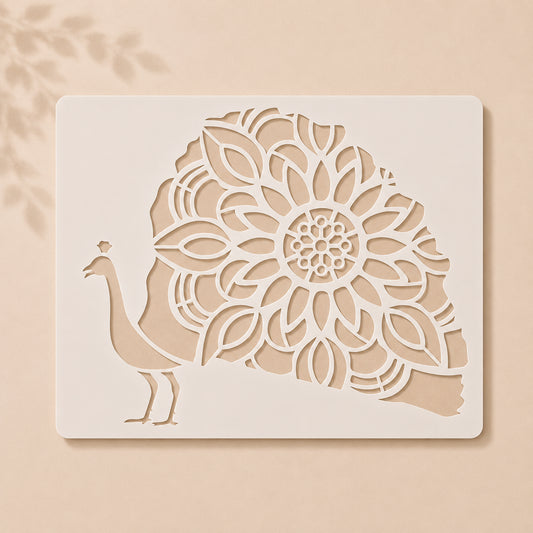 Mandala Peacock Stencil Price in Pakistan