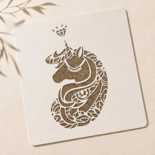Mandala Unicorn Head Stencil Price in Pakistan