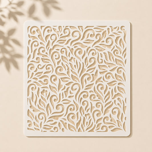 Messy Floral Stencil Price in Pakistan