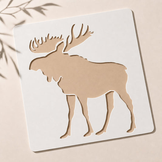 Wild Moose Stencil – Reusable Wall Art Price in Pakistan