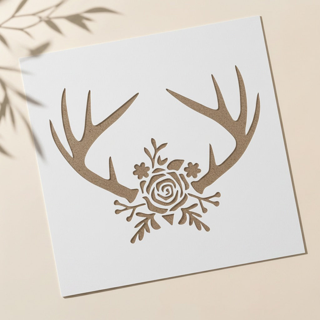 Rose Antlers Stencil Price in Pakistan