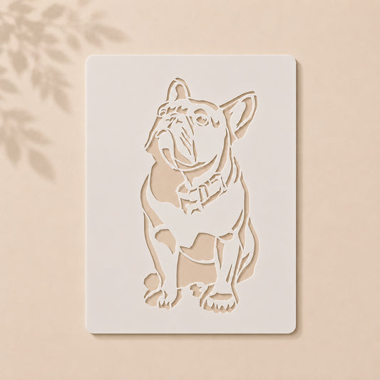 Buy Sassy French Bulldog Reusable Stencil in Pakistan