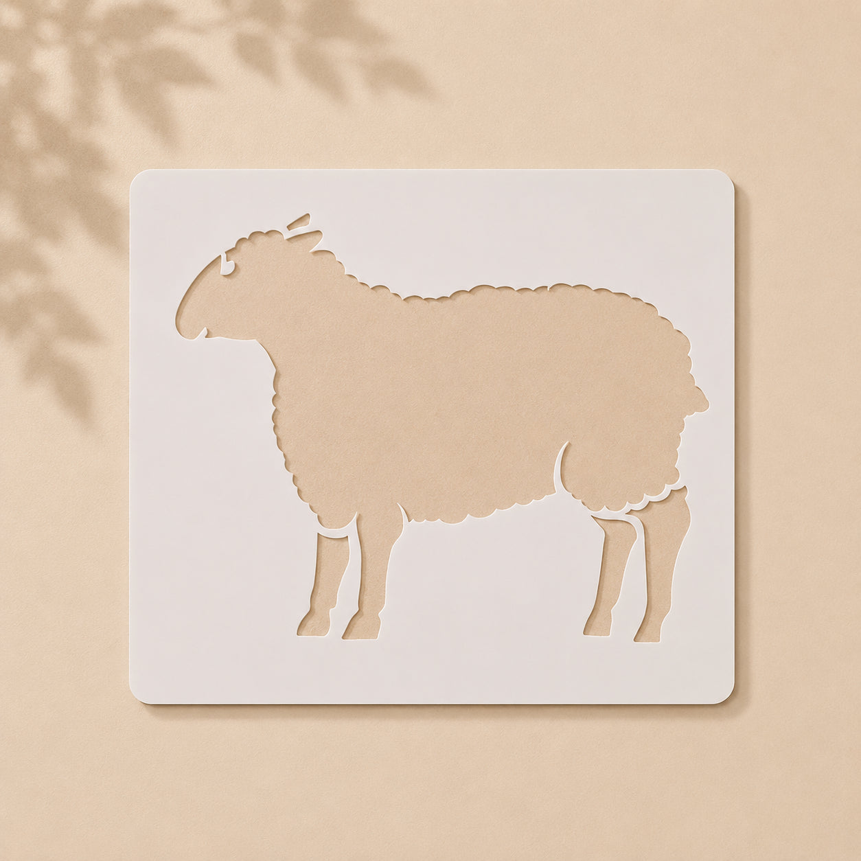 Sheep Stencil – Reusable Wall & Canvas Art