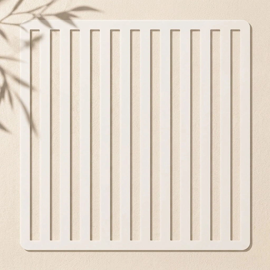 Stripes pattern reusable stencil for wall painting