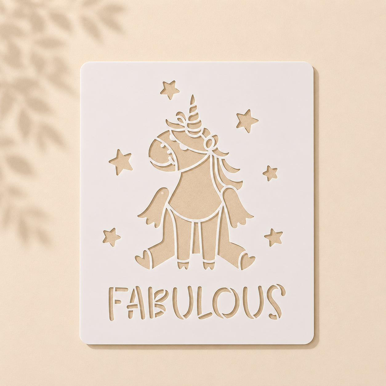 Unicorn Fabulous Stencil