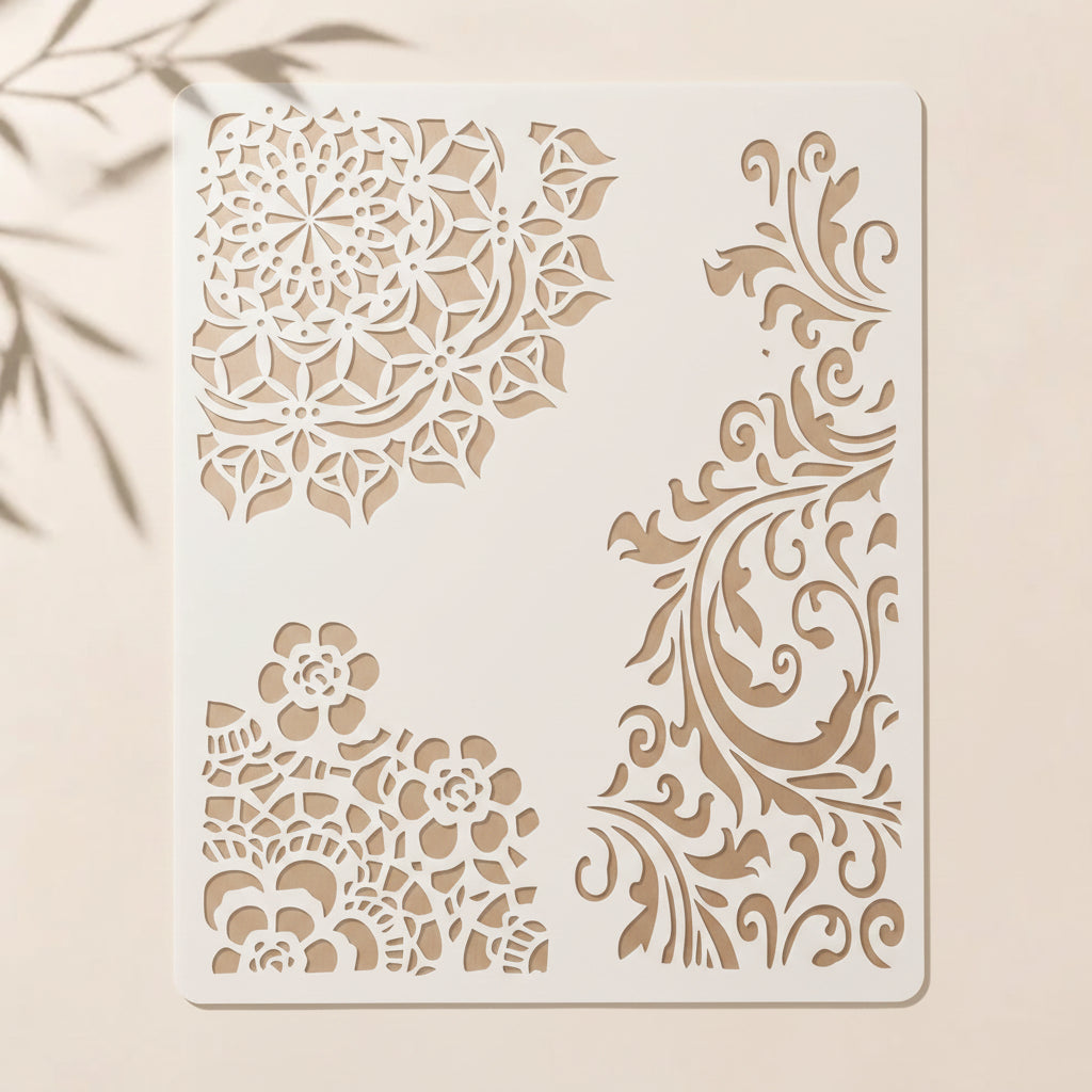 Floral Vine Corner Stencil Price in Pakistan